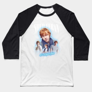 Rupert Grint Shed Eeran Parody Cursed Fan Collage Baseball T-Shirt